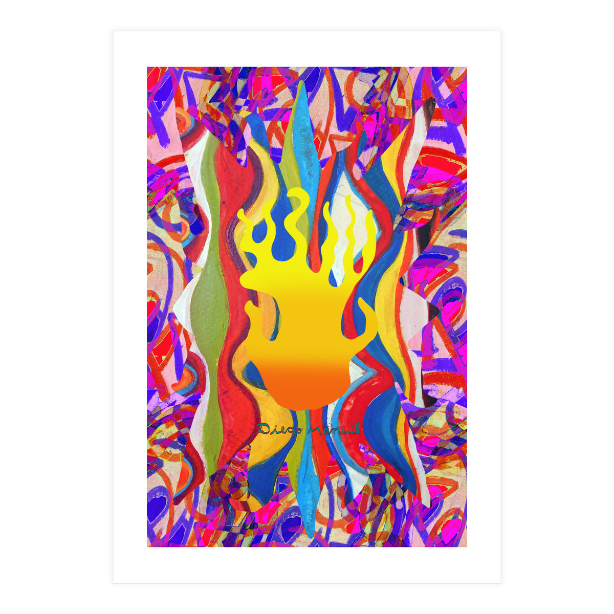 Fuego Y Graffiti 27 (Print Only)