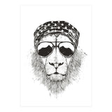 Wild Lion (bw) (Print Only) thumbnail