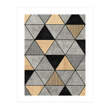 Concrete and Wood Triangles 2 (Print Only) thumbnail