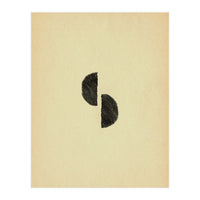 Abstract mid-century modern shapes (Print Only)