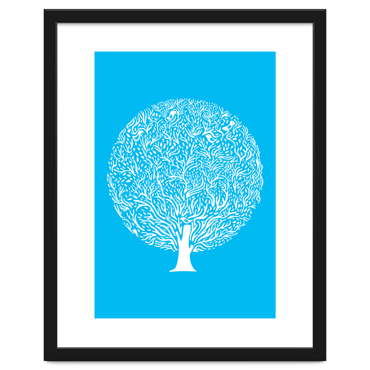 Blue tree