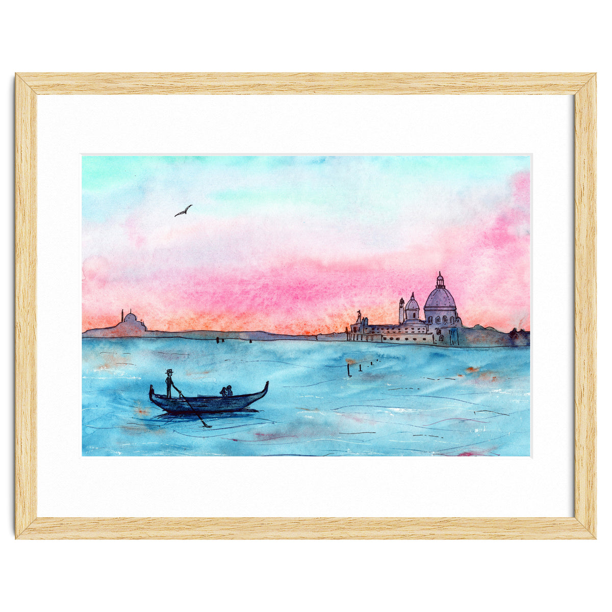 Sunset in Venice || watercolor
