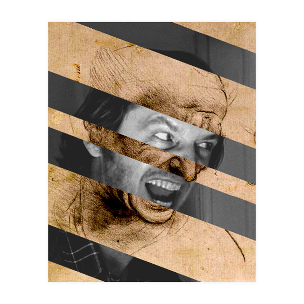 Leonardo Da Vincis Head For Th (Print Only)