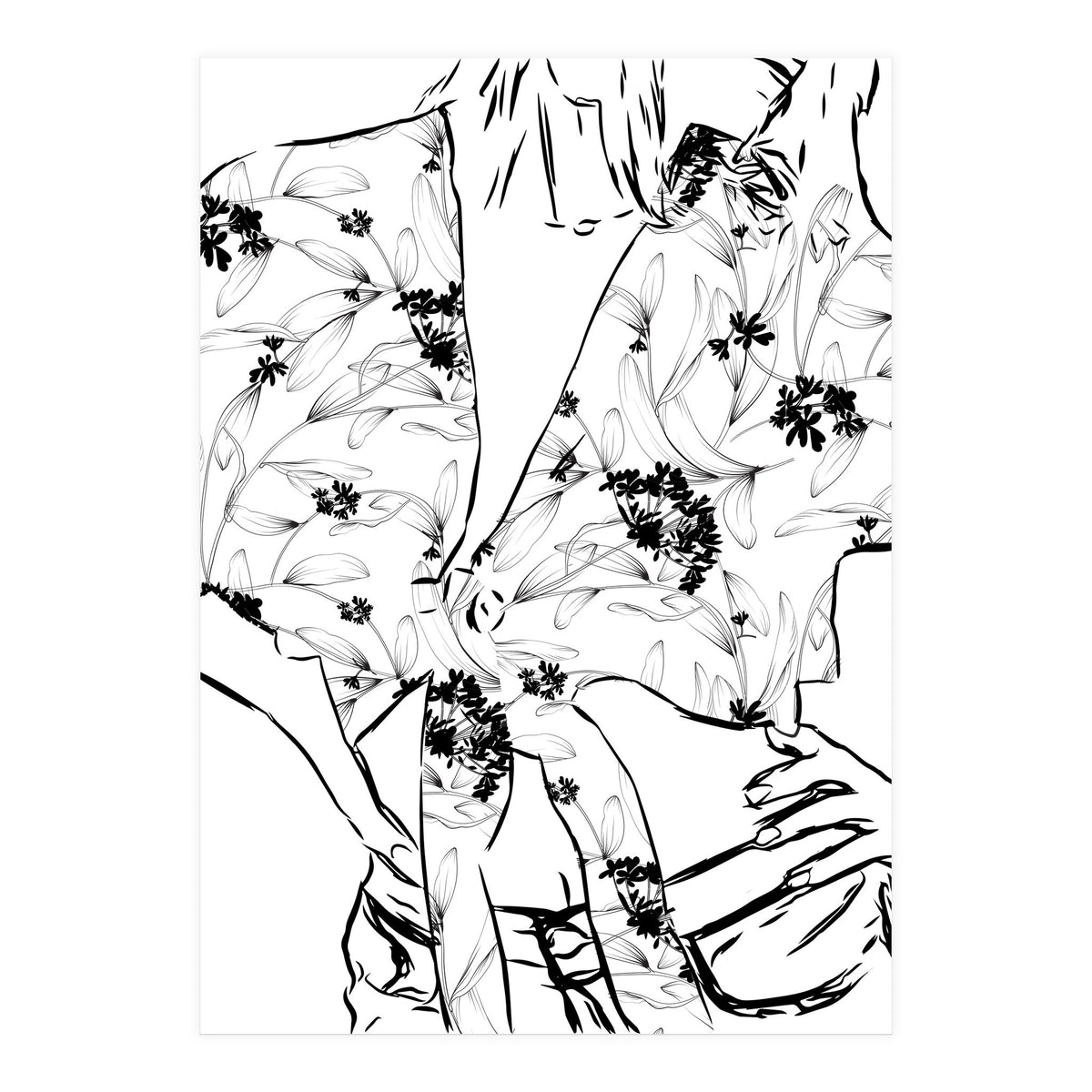 Fashionista || #illustration #fashion (Print Only)