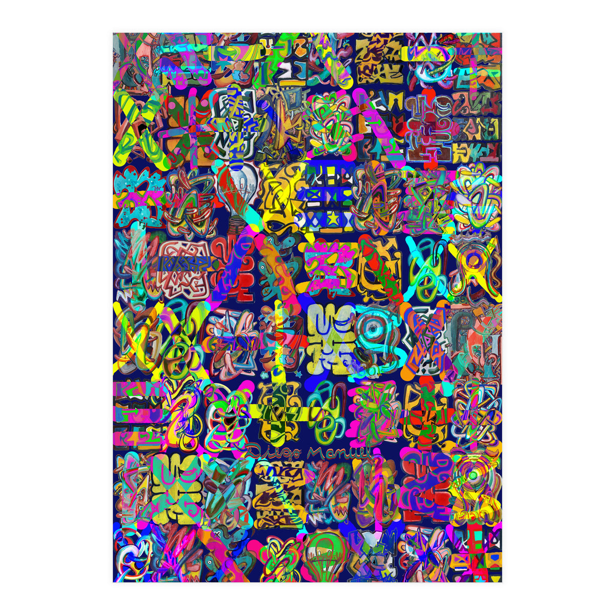 Graffitis 2021 Tapiz 108 (Print Only)