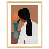 Modern Boho Woman with Flowers thumbnail
