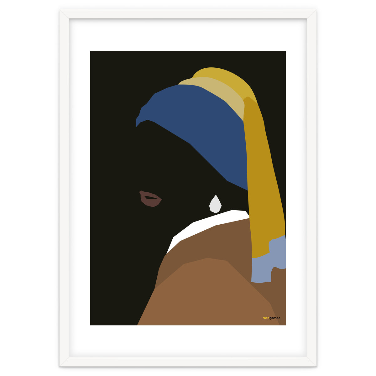 Girl with a Pearl Earring Minimalist