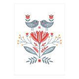 Scandinavian Folk Birds & Flowers (Print Only) thumbnail