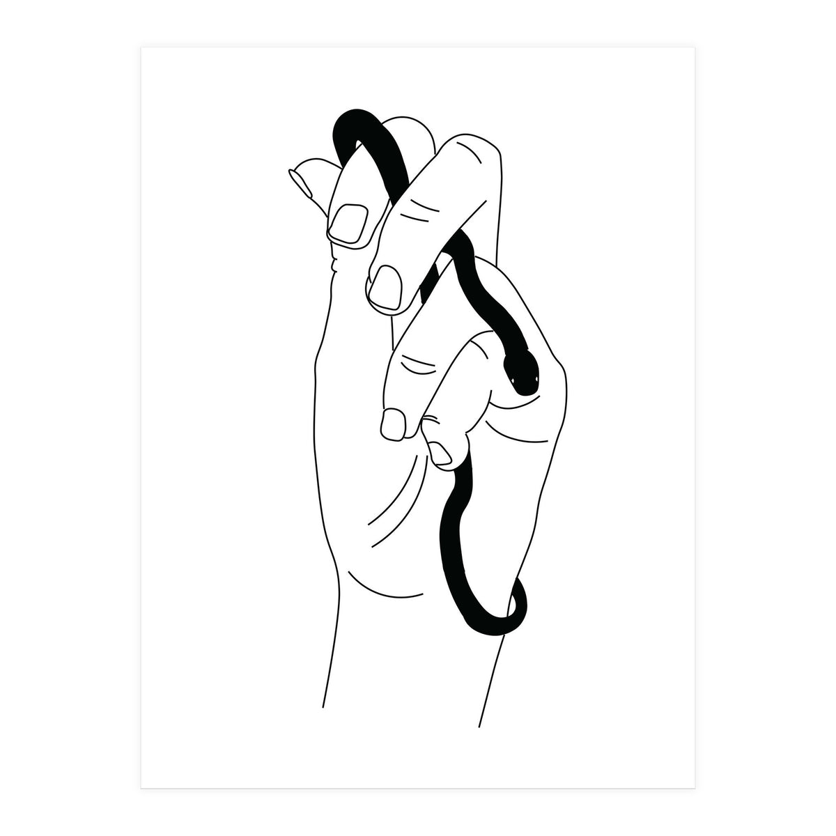 Snake Palm 2 (Print Only)