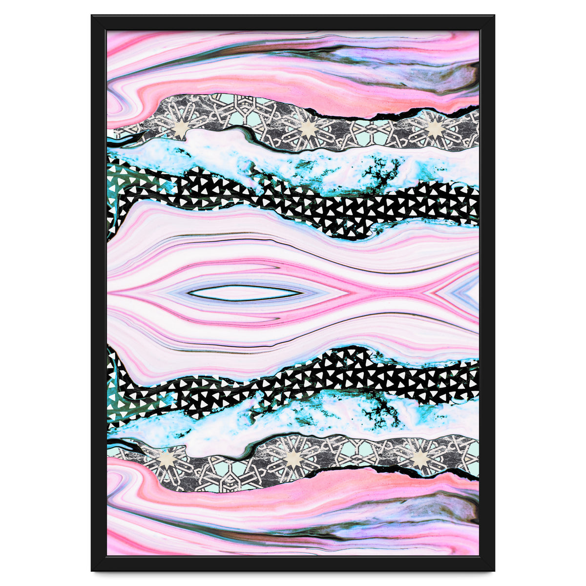 Abstract shapes of marble and patterns