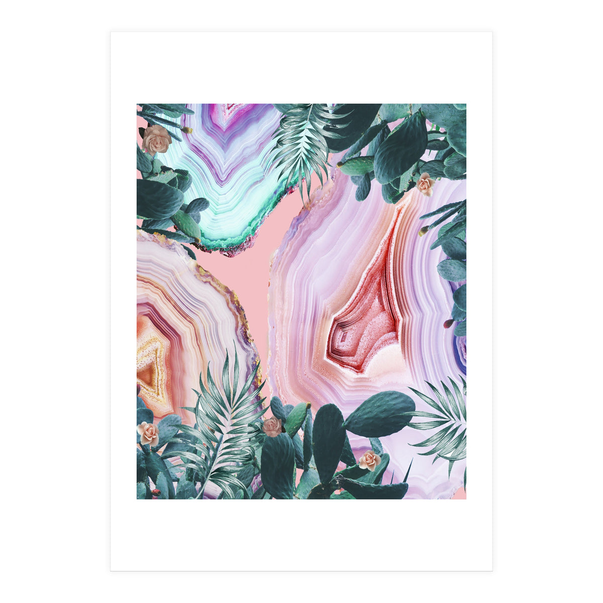 Mineral Agates & Garden #Glam collection (Print Only)