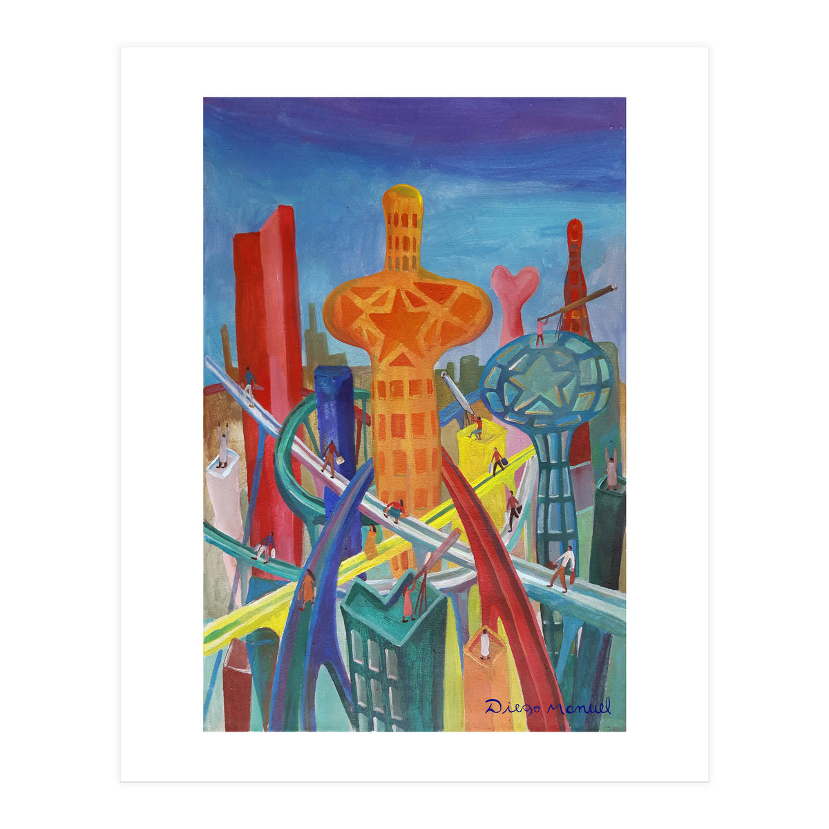 Ciudad Futurista (Print Only)