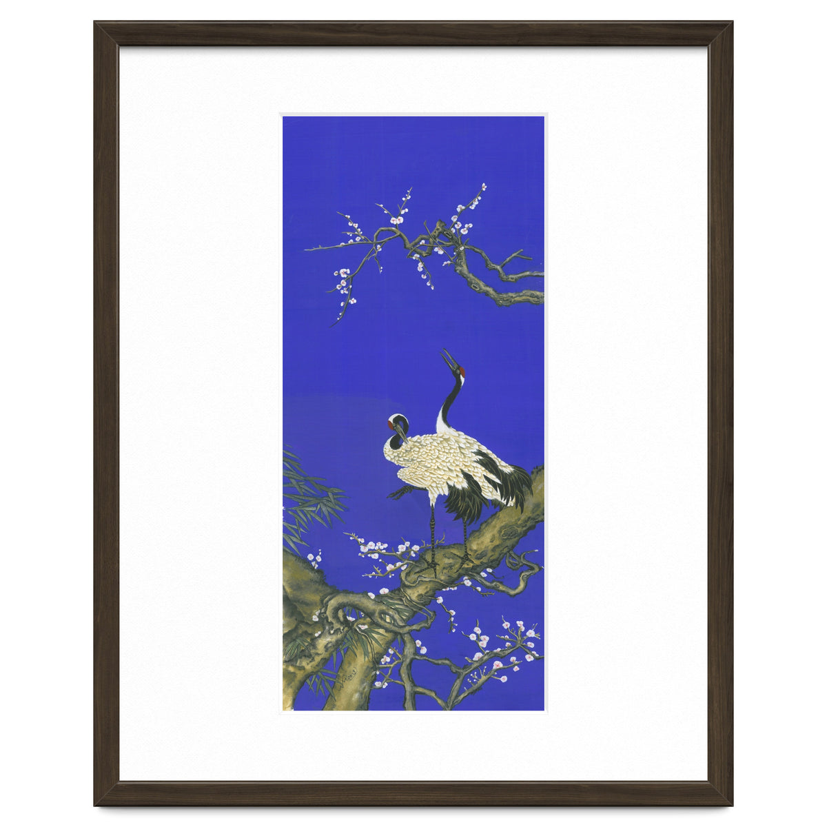 Cranes & Peach Blossom