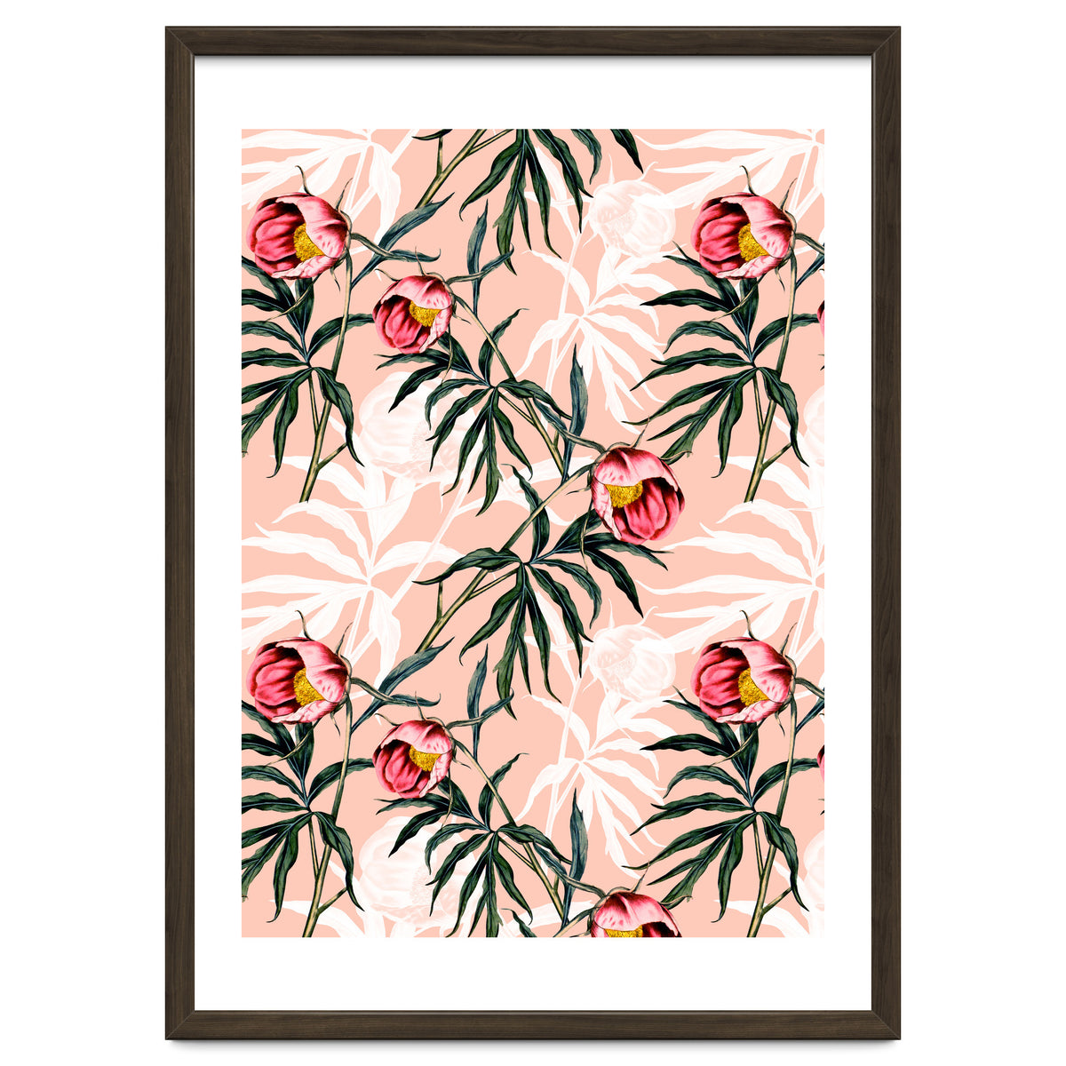 Flowery blooming pink