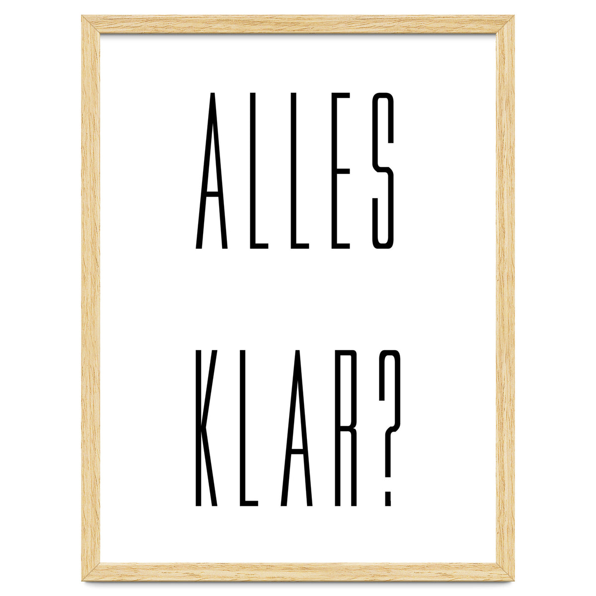 Alles Klar - German vocabulary!