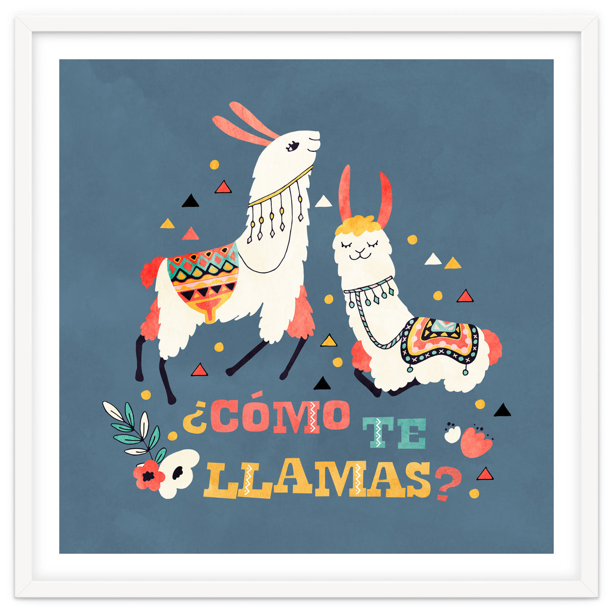 Llama With Cactus Como Te Llamas Spanish Saying 2