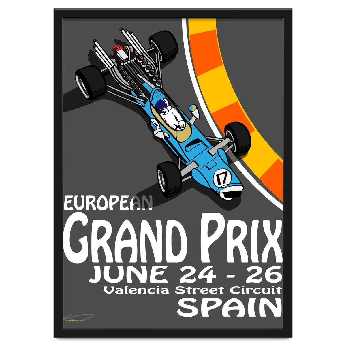 European Grand Prix poster