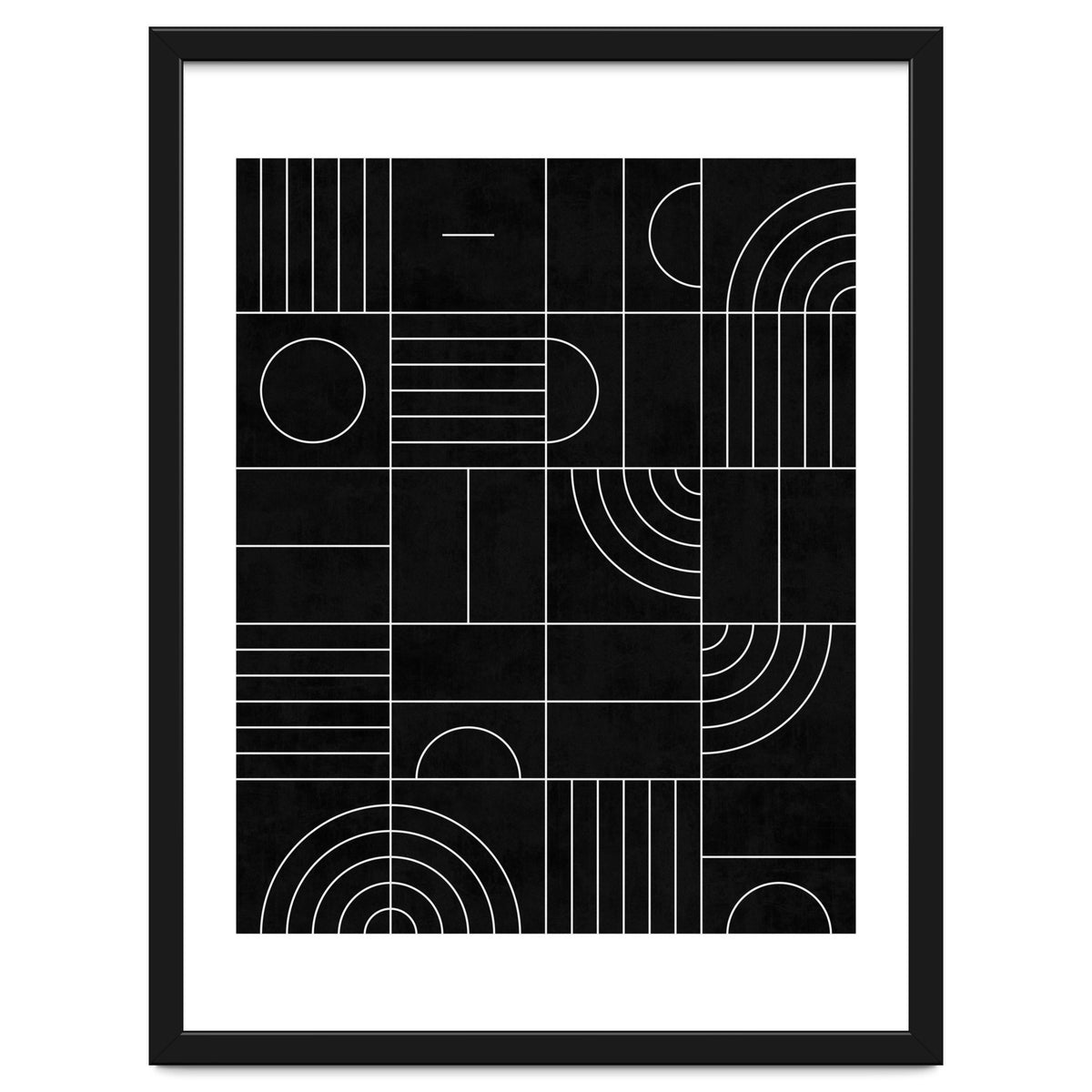 My Favorite Geometric Patterns No.27 - Black