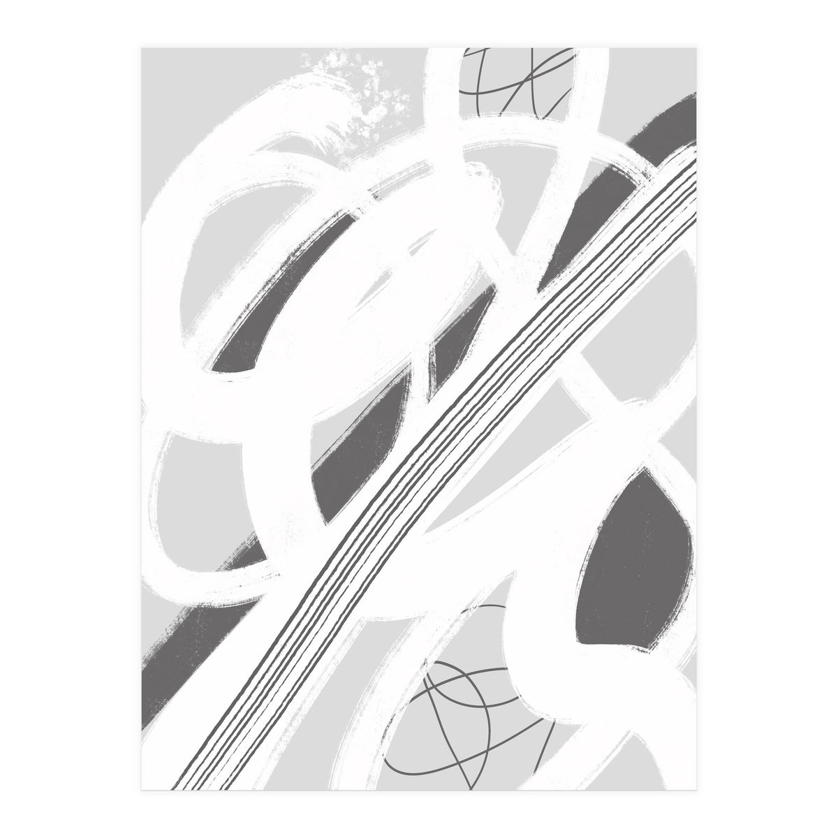 Abstract Painting No. 11 - Chaos and silence (Print Only)