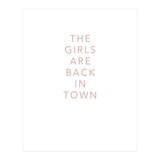 THE GIRLS ARE BACK (Print Only) thumbnail