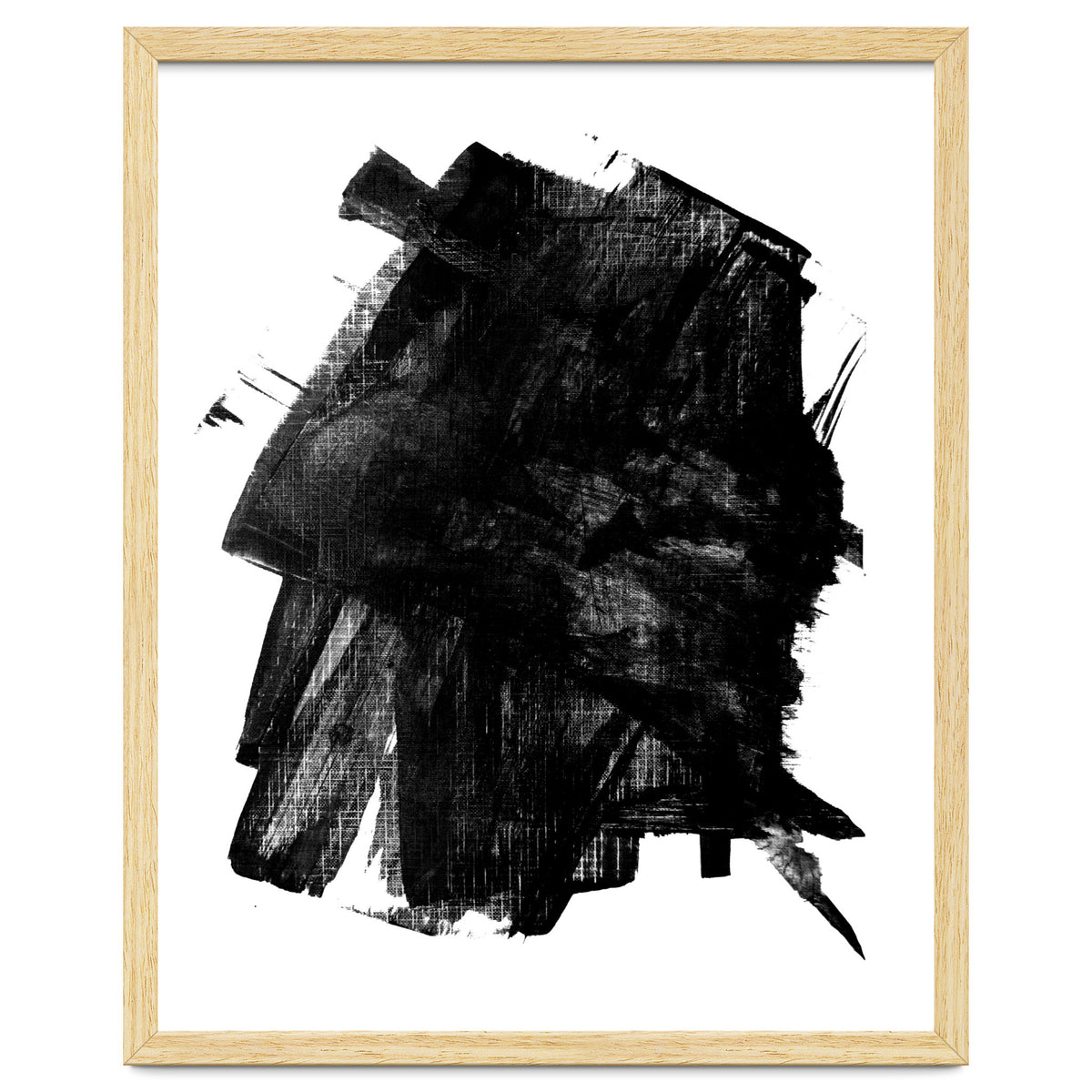 Minimalist Textured Brushstroke Art #3