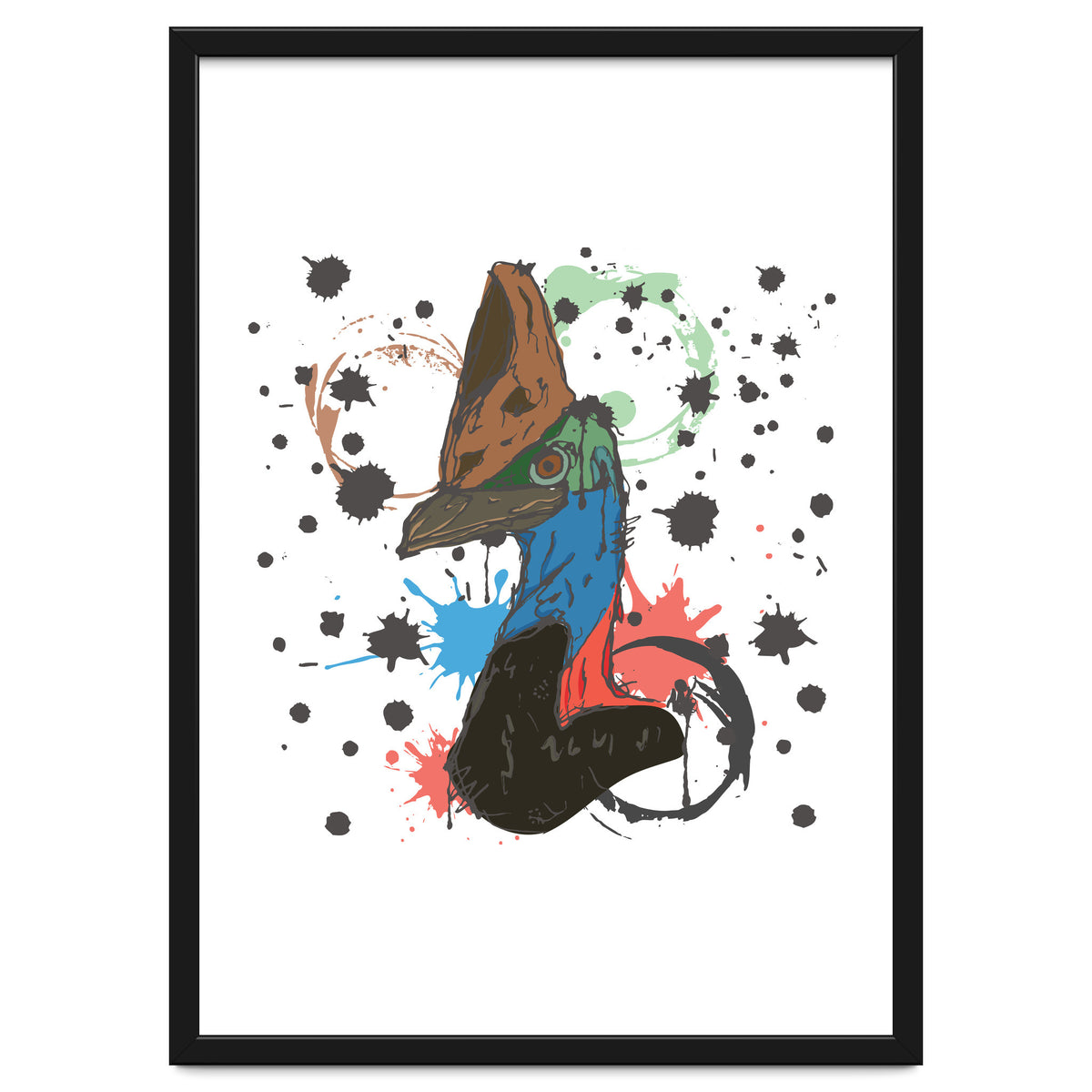 Cassowary Bird Sketch