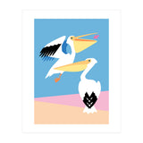 Pastel Pelicans (Print Only) thumbnail