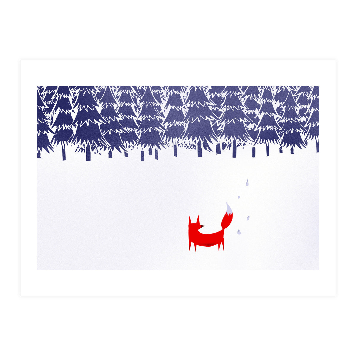 Alone In The Forest (Print Only)