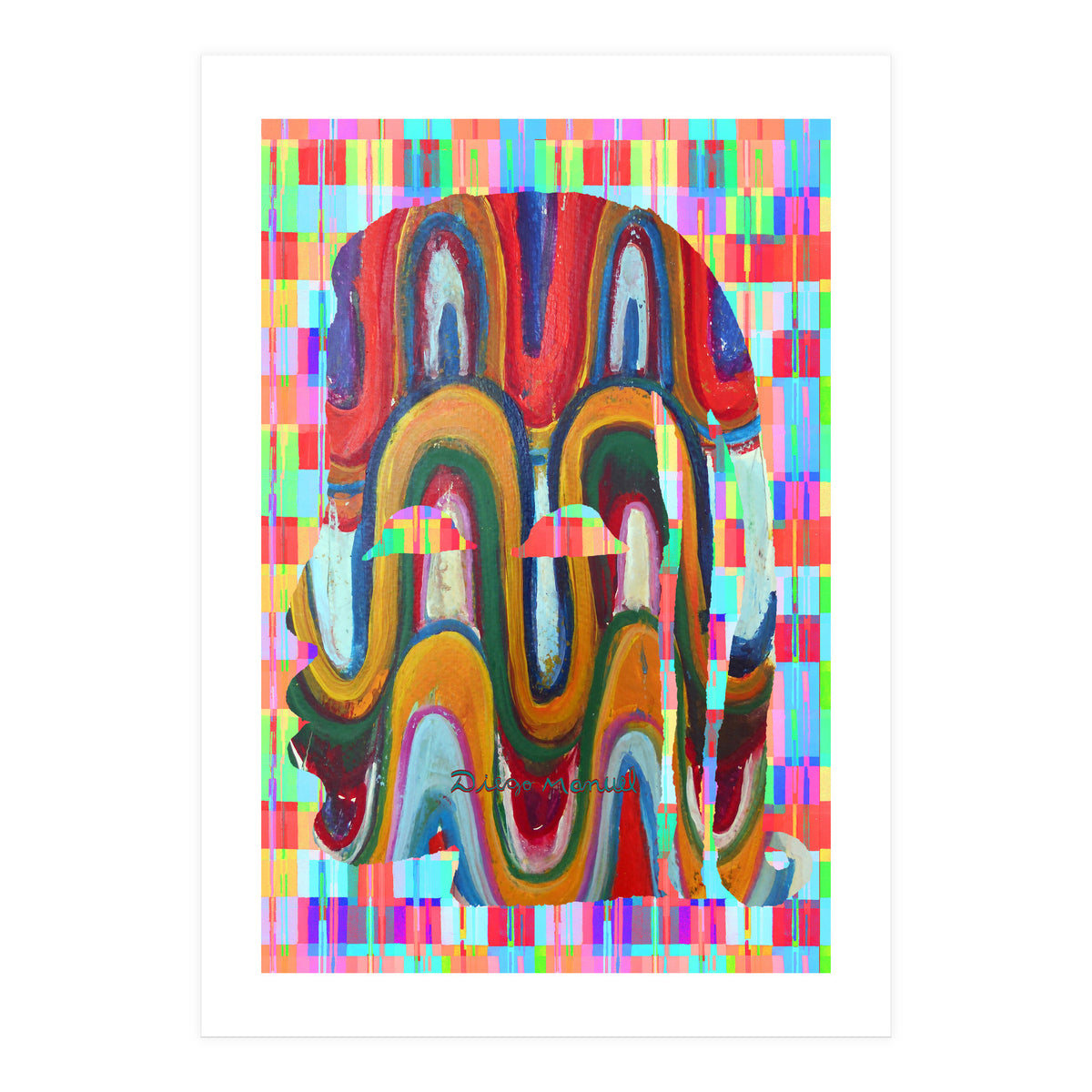 Abstracto Pop Nuevo B Nuevo 14 (Print Only)