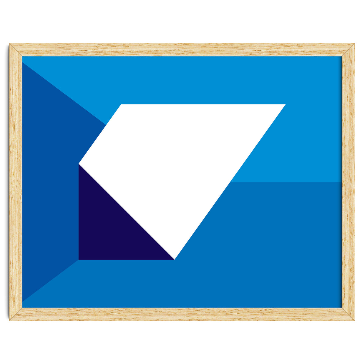 Geometric Shapes No. 32 -  blues