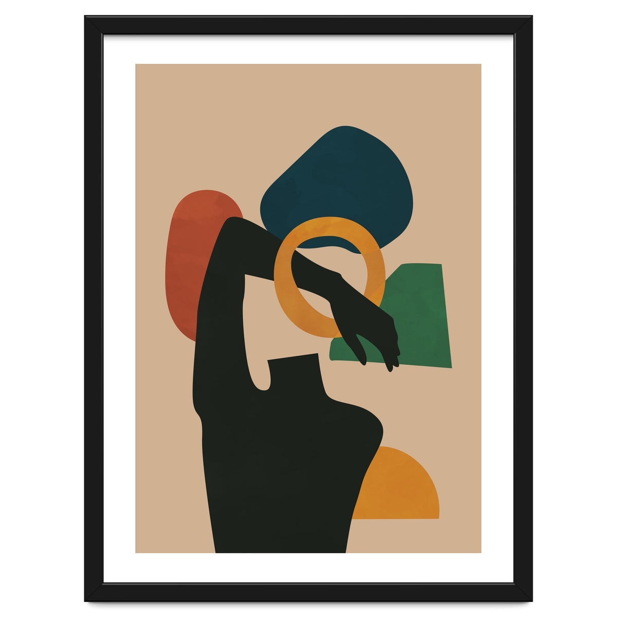 Abstract Body Mind Modern Mid Century