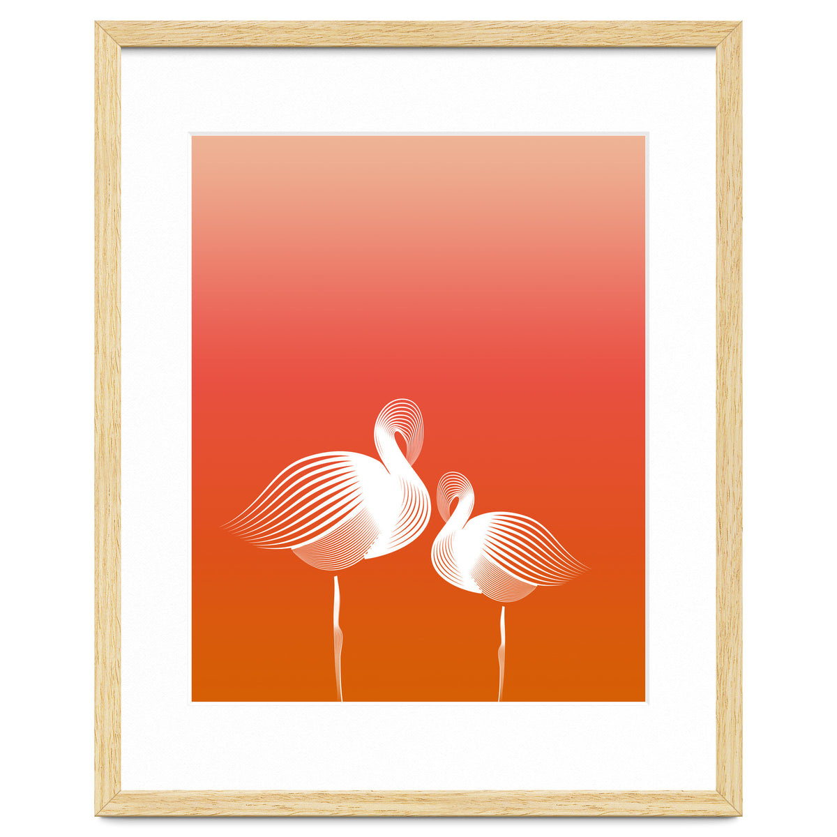 Meditating Flamingos