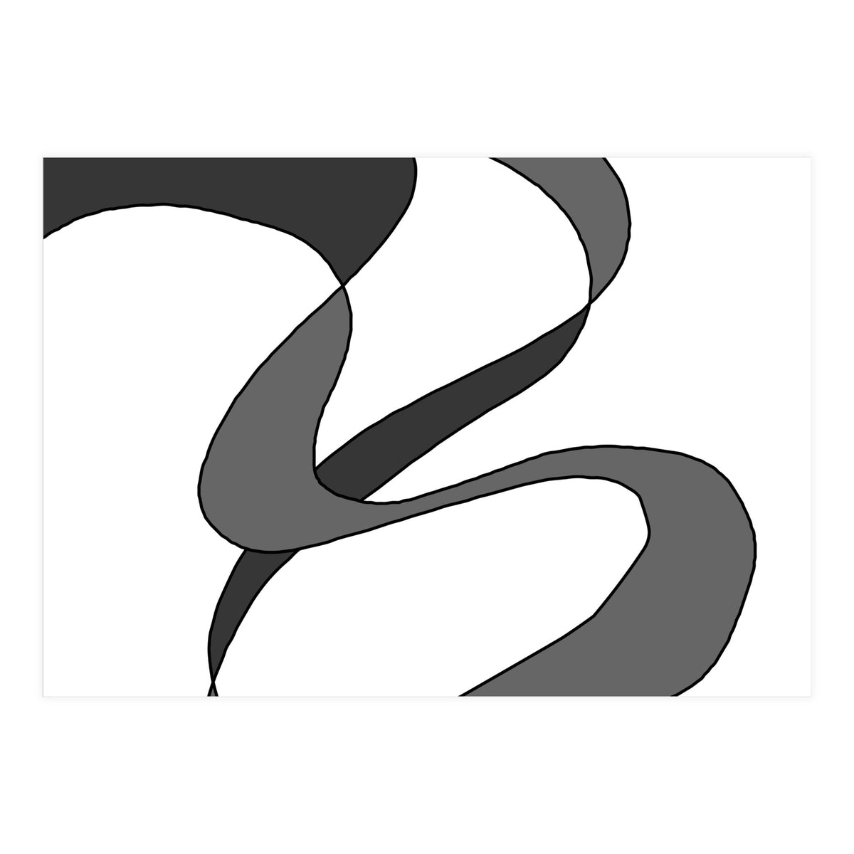 Grey Waves (Print Only)