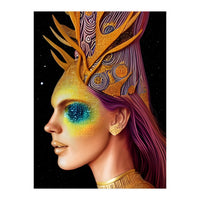 All That Glitters - Cosmic Goddess Portrait (Print Only)