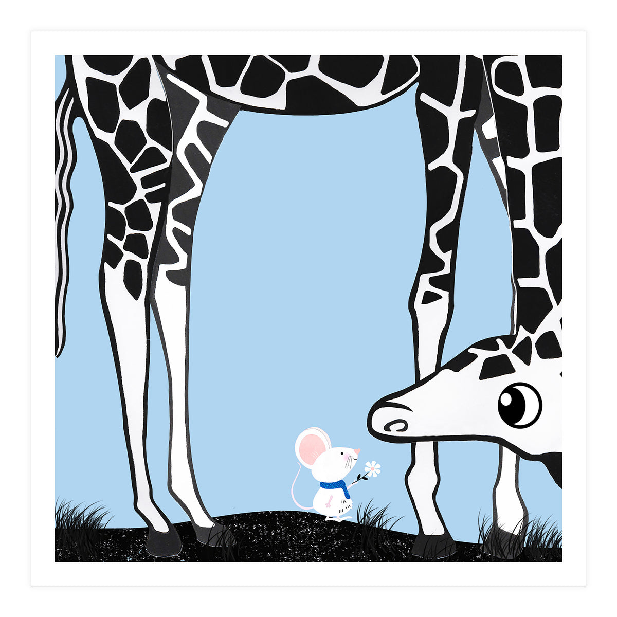 Magnani-mouse meets a friend (Print Only)