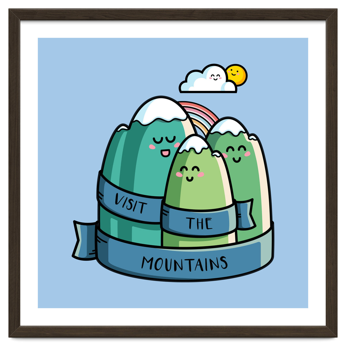 Kawaii Cute Visit the mountains