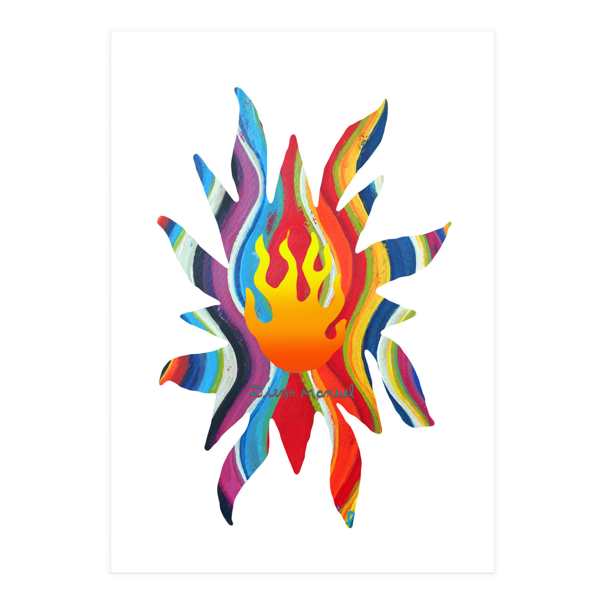 Fuego 24 Copia (Print Only)