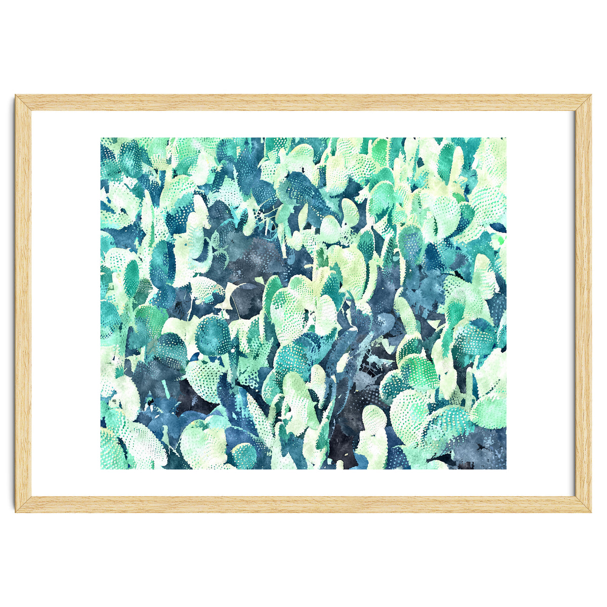 Watercolor Cactus III