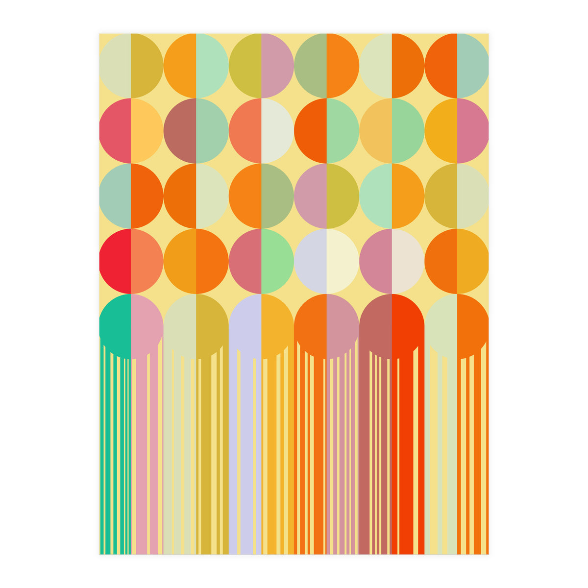 Pattern with circles (Print Only)