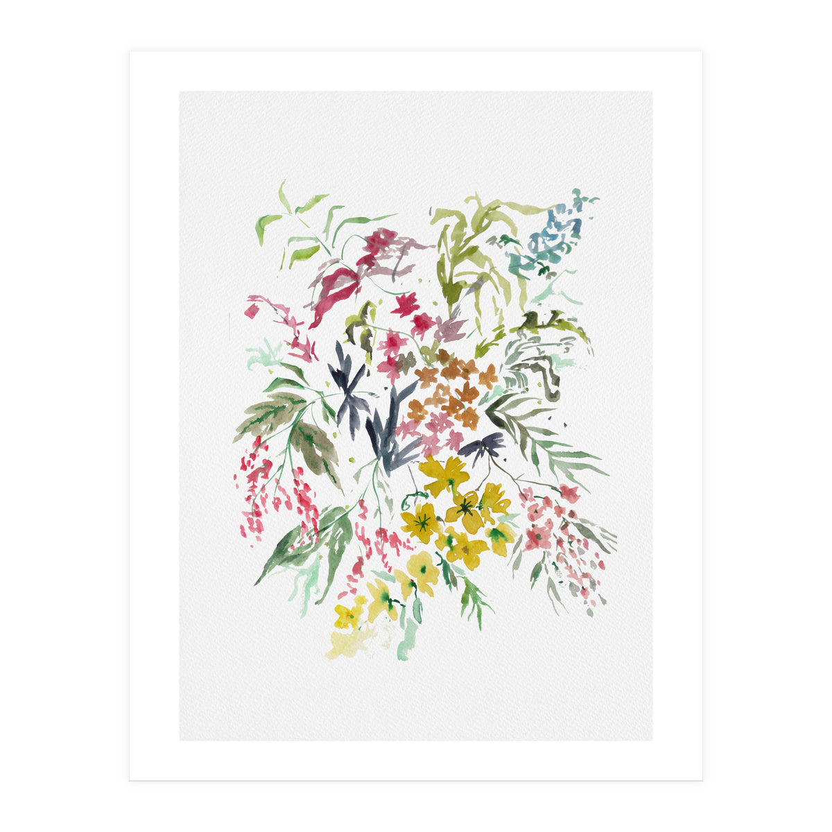 Autumn Bush Watercolour (Print Only)