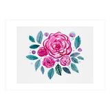 Watercolor rose bouquet (Print Only) thumbnail