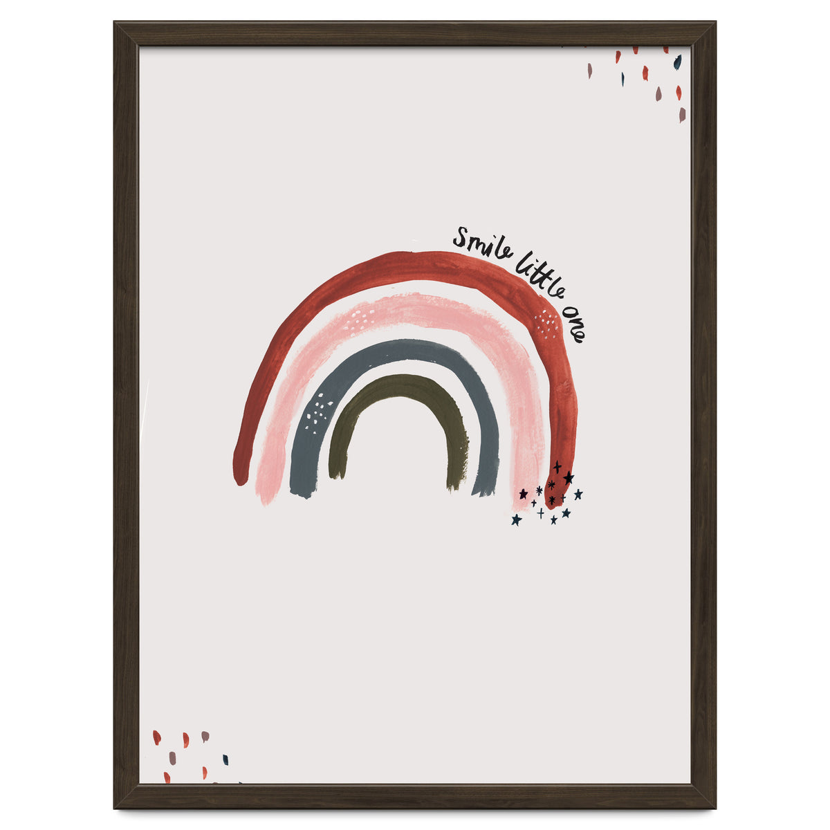 Smile Little One Rainbow Portrait