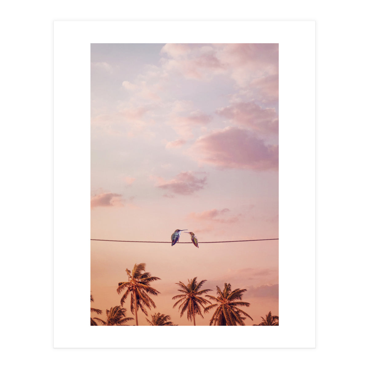 Hummingbirds In Love (Print Only)