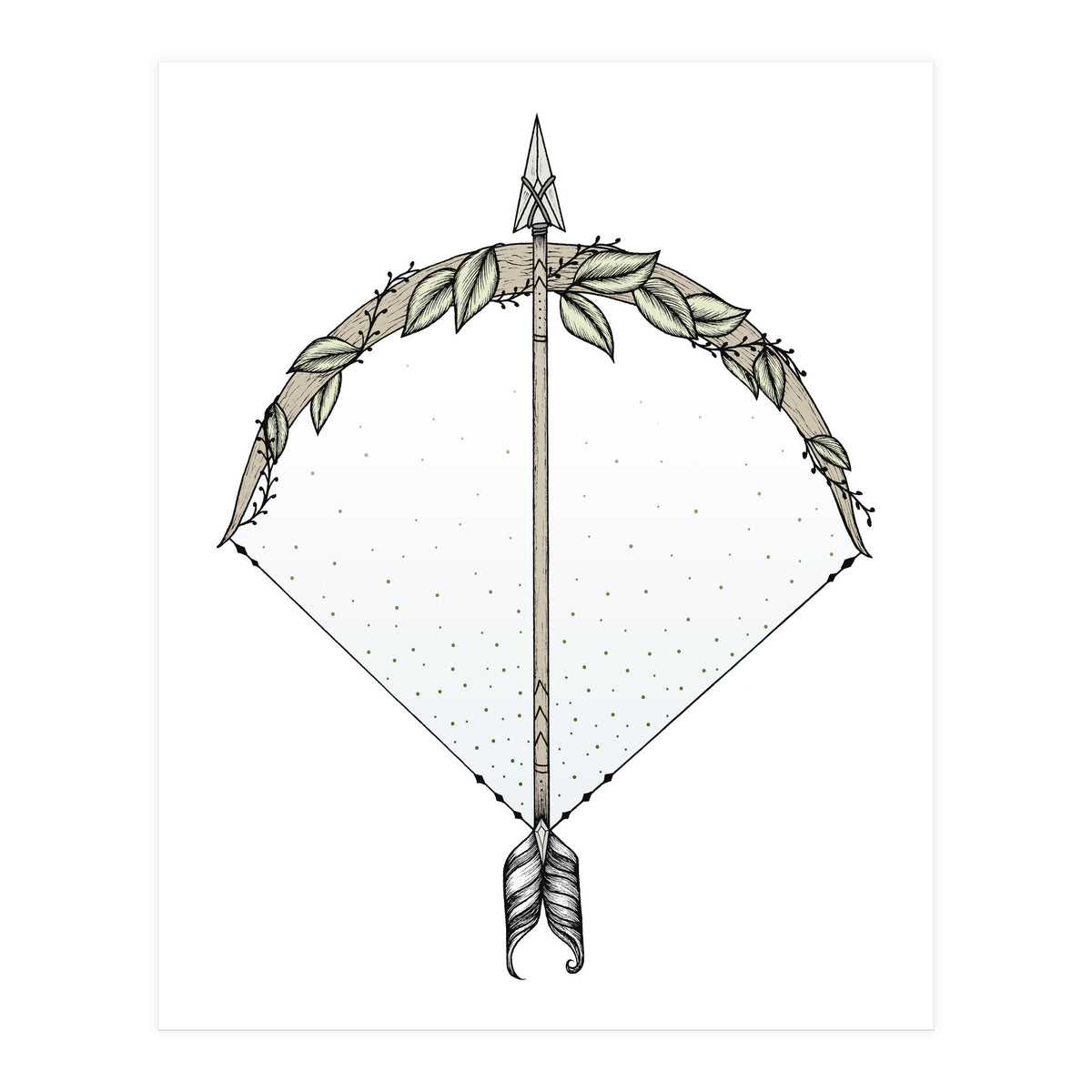 Bow And Arrow (Print Only)