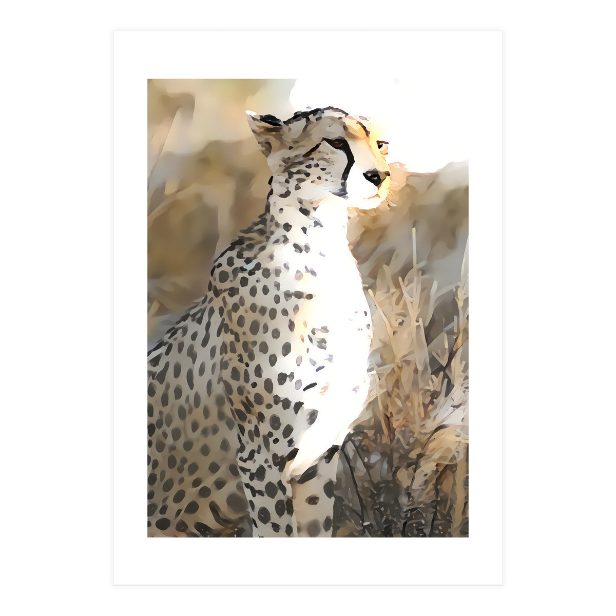 Guardian Cheetah (Print Only)