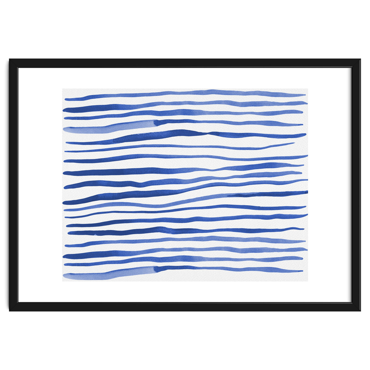 Irregular blue lines pattern