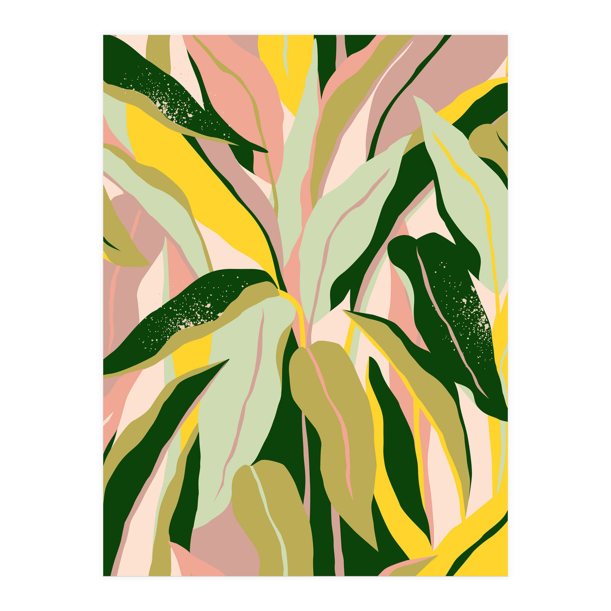 Tropical Matisse Houseplant (Print Only)