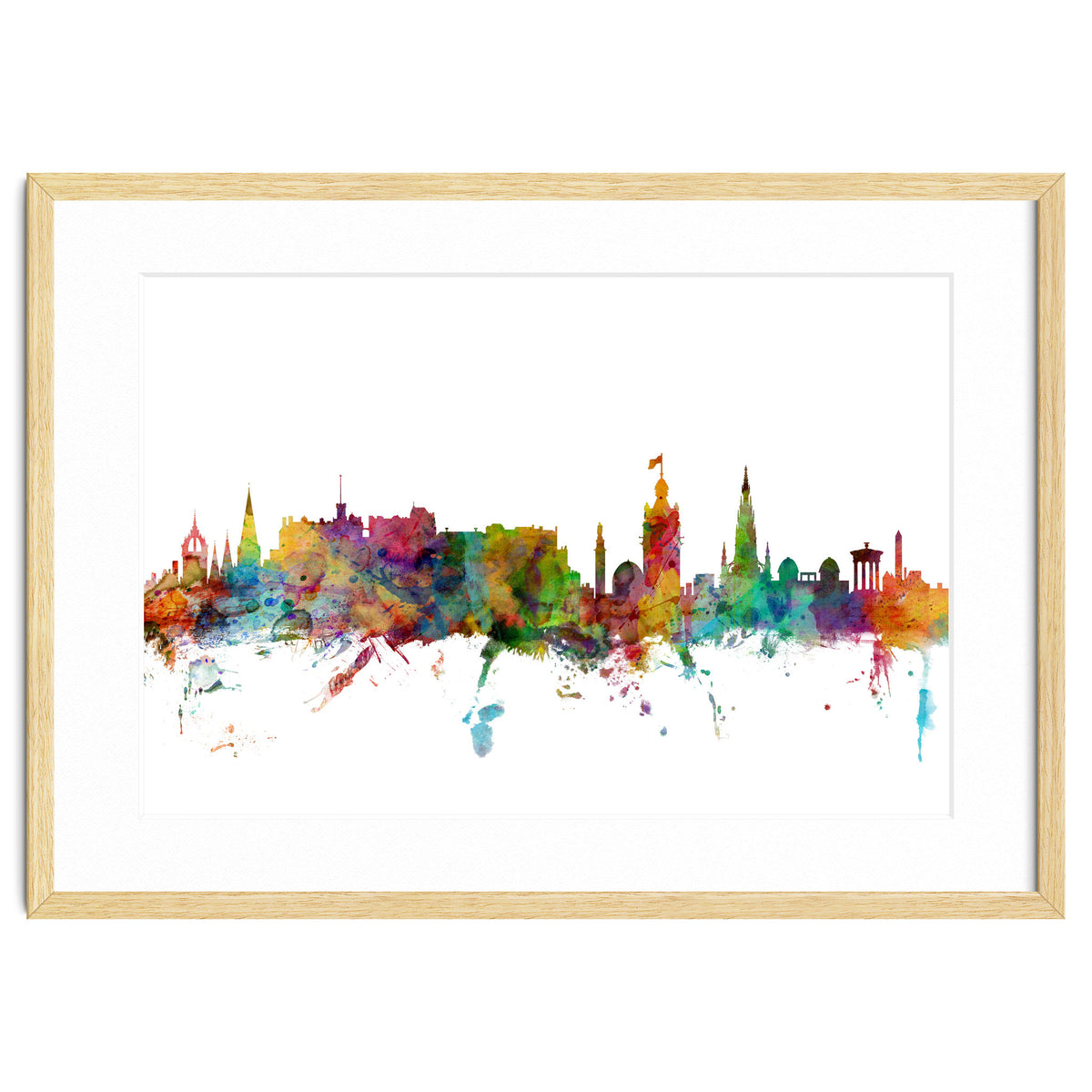 Edinburgh Scotland Skyline