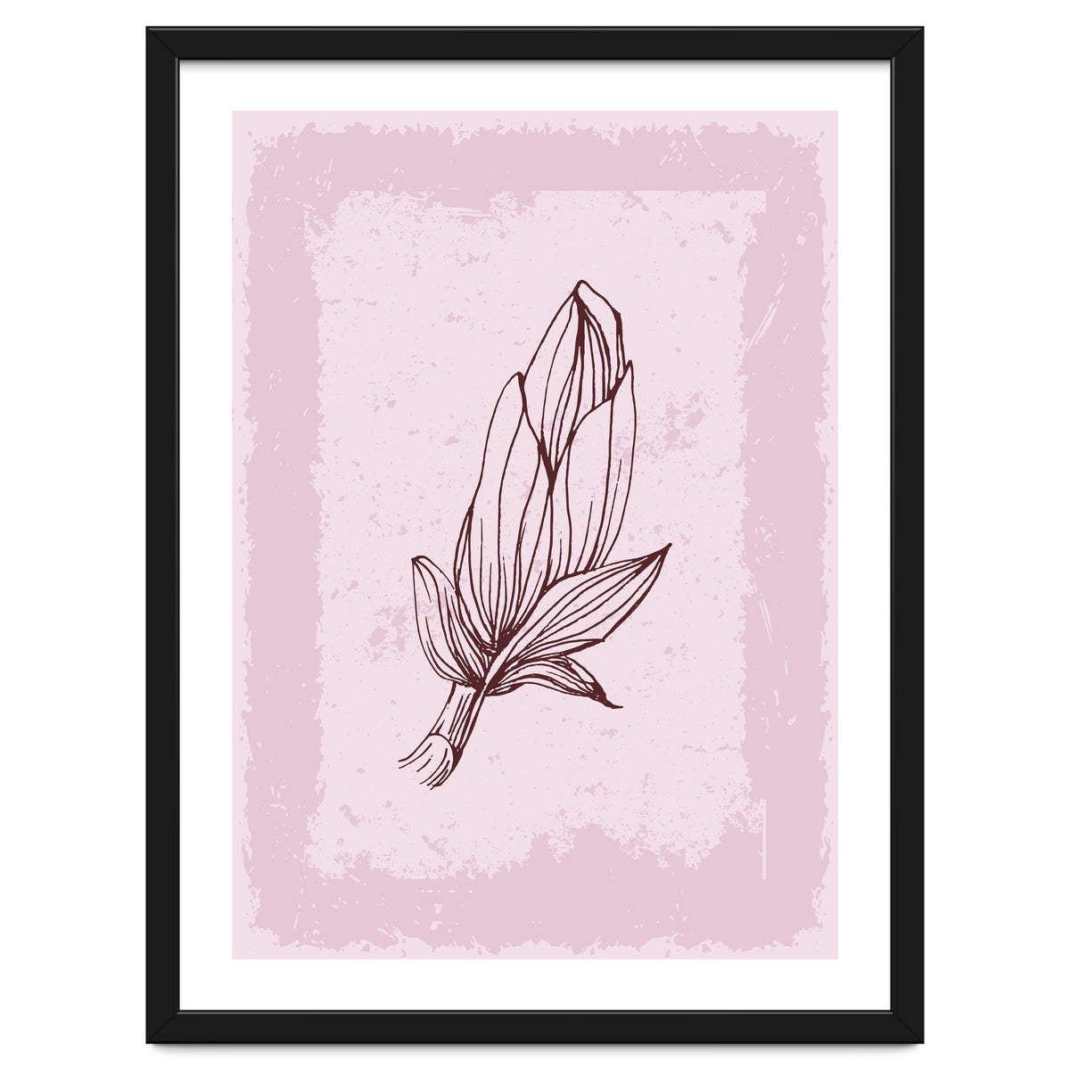 Magnolia Simple Minimal Boho - Botanical Leaves
