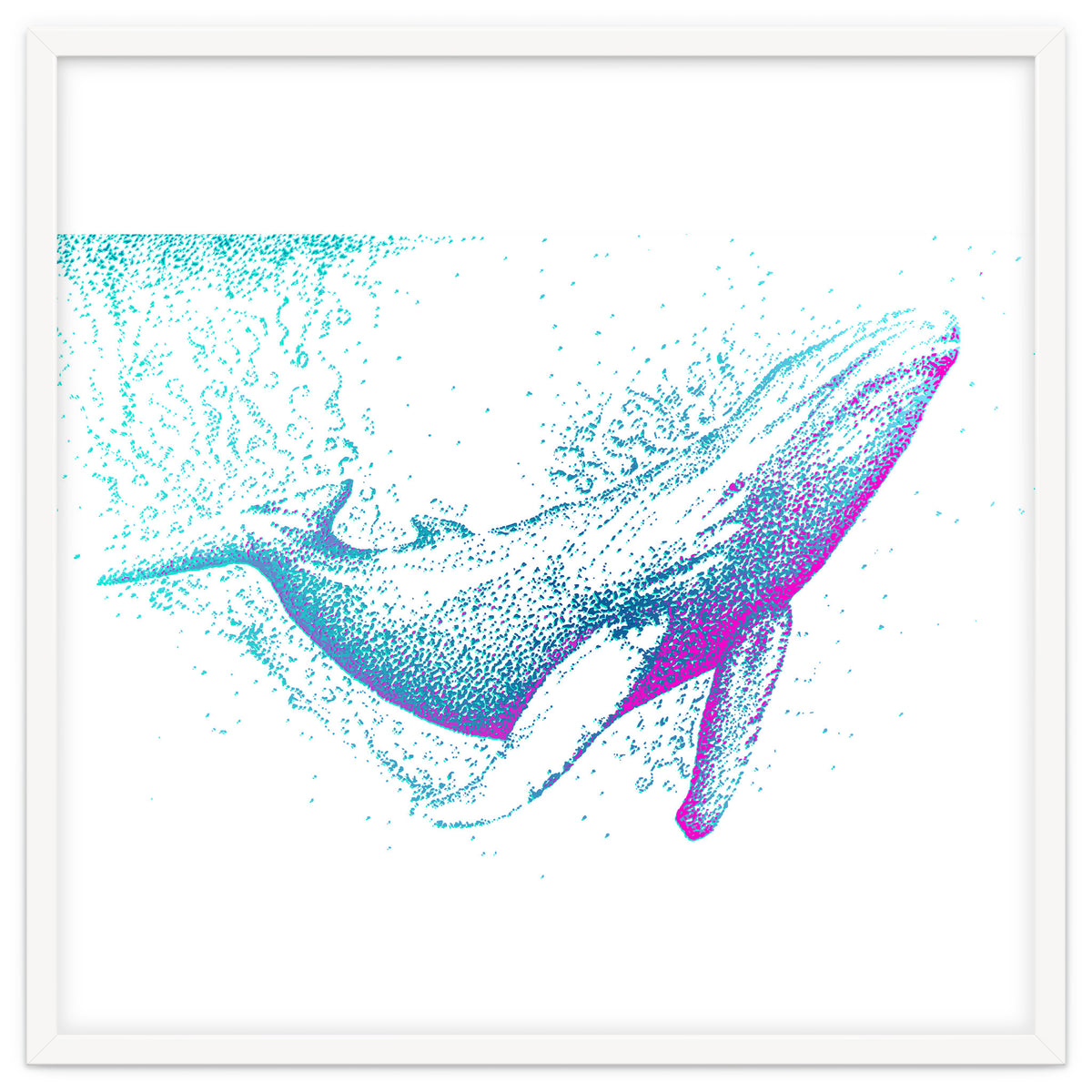 Diving Blue Whale